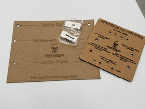 2014-2023 Road Glide Single Amp add-on to Multi Amp Mount