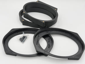 Factory Speaker Mount Saddle Bag w/ Power Locks- 6x9 Adaptor